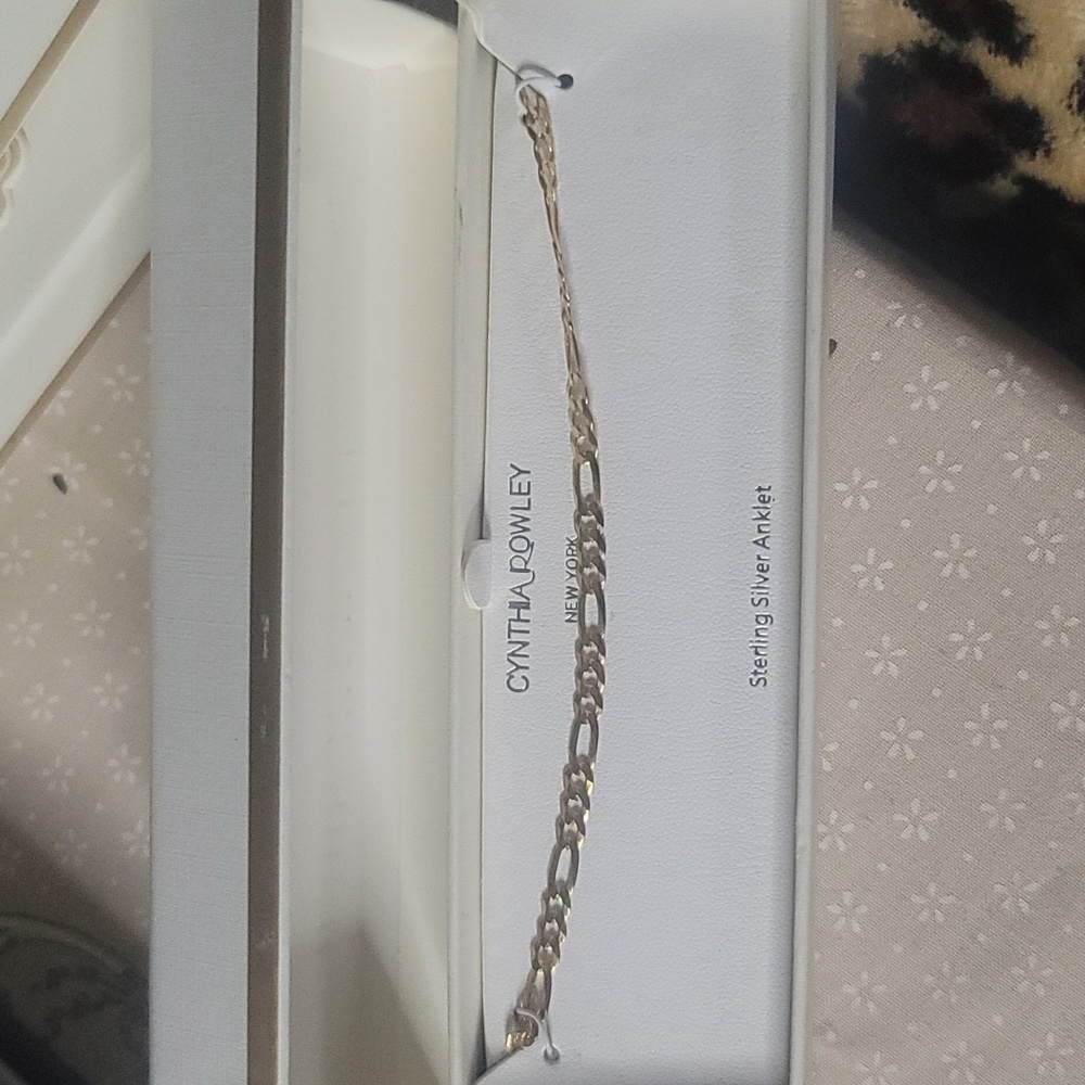 anklet sterling silver by Cynthia Rowley